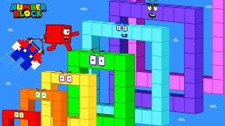Ultimate Clash: Mario and Numberblocks 1 Take on the Biggest Zombie Numberblocks Maze|Game Animation