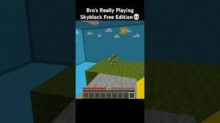 Minecraft Skyblock Free Edition #minecraft