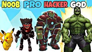 NOOB vs PRO vs HACKER vs GOD in Animal Hell