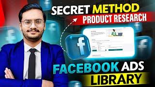 Facebook Ads Library Complete Class For Product Research || Shopify 2024