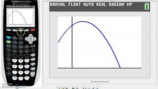 Finding Vertex of Parabola on Calculator - Revenue ex