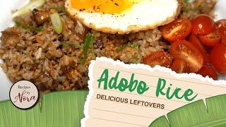 Adobo Pork Fried Rice | Leftovers turned into a delicious meal!