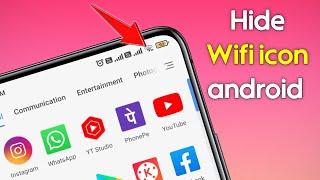 Hide Wifi icon from Status bar In any Android