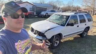 I Rebuilt this Salvaged Chevy Blazer and Fixed a Dead Transmission - First Drive