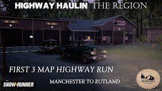 Snowrunner - Highway Haulin Region - First 3 Map Run