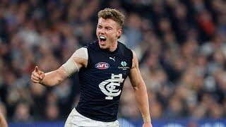 Patrick Cripps - AFL 2024 Round 21 Highlights - Carlton vs Collingwood