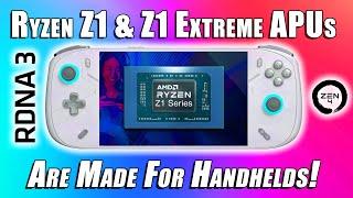 AMD Announces The New Ryzen Z1 & Z1 Extreme APUs For Handheld Gaming PCs!