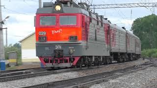 PASSENGER TRAINS ON THE TRANS-SIBERIAN IN THE SUMMER