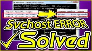  How To Solve Svchost.exe (netsvcs) High Memory | High CPU and RAM usage problems
