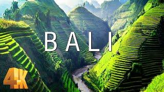 FLYING OVER BALI (4K UHD) - Relaxing Music With Amazing Beautiful Nature Scenery For Stress Relief