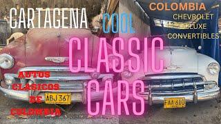 COOL OLD CARS CARTAGENA CLASSIC VEHICLES &VEHICLES THAT NEVER MADE IT TO THE USA AUTOS CLASICOS