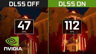 Minecraft with RTX | 4K NVIDIA DLSS Comparison