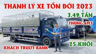 THANH LÝ XE TẢI 3T5 THÙNG DÀI 6M ĐỜI 2023 - TERACO TERA 345SL