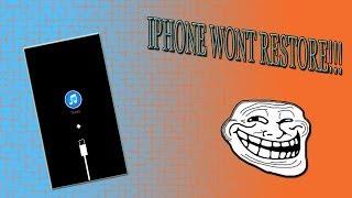 IPHONE 4S WONT RESTORE/BRICKED