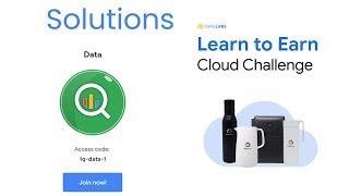 Learn to Earn Google Cloud Challenge | Cloud Data Complete Solutions | @CodeSmoker