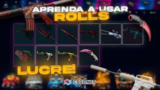 Aprenda a usar ROLLS no CSGONET para LUCRAR!