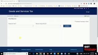 GST CMP-08 Filing  Online