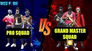 Pro Squad Vs Grandmaster Squad | Custom Match