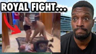 Crazy Fight On Royal Caribbean Cruise Ship