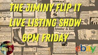 The Jiminy Flip It Live Listing Show - Vintage Print Ads