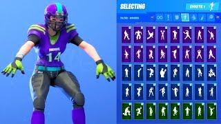 INTERCEPTOR SKIN SHOWCASE WITH ALL FORTNITE DANCES & EMOTES