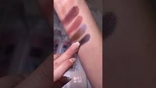 Swatches of the Huda Beauty Rose Quartz palette  #shorts