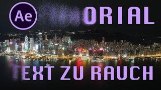 After Effects - Text zu Rauch (Dissolve) Tutorial (deutsch)