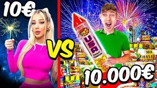 10€ vs 10.000€ FEUERWERK EINKAUFSTOUR 2023/24!