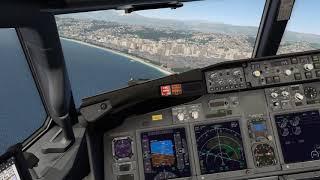 [X-Plane 11] Visual Approach in Nice (LFMN) with real ATC 1080p