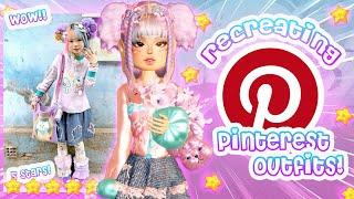 RECREATING PINTEREST OUTFITS In Dress To Impress!   | DTI