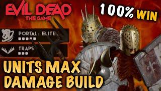 Necromancer Units MAX DAMAGE Build, 100% WIN Rate | Evil Dead The Game