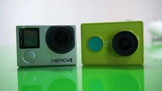 GoPro 4 Vs Xiaomi Yi Action Sports Camera