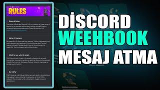 Discord Webhook ile Mesaj Atma #sıfırdandiscord 9