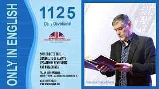 Daily Devotional 1124 ((((Traducido al inglés)))) by the pastor José Manuel Sierra.