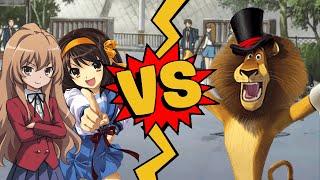 M.U.G.E.N Battles | Aisaka Taiga/Haruhi Suzumiya vs Alex the Lion