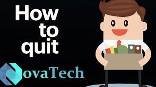 Novatech FX 2023 how to quit with money ?