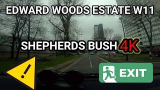 EDWARD WOODS ESTATE - SHEPHERDS BUSH - W1 || LONDON HOODS IN 4K 2021