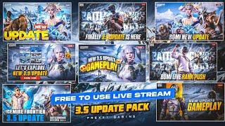 Free To Use Bgmi/Pubg 3.5 Update Thumbnail Pack | 3.4 update Live Stream Thumbnail | Frexxi Gaming