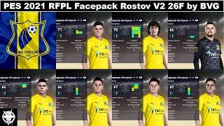 PES 2021 RFPL Facepack Rostov V2 26F by BVG