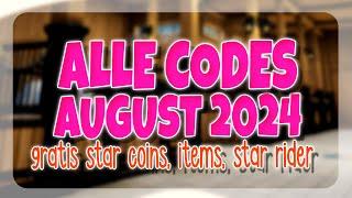 ALLE funktionierenden CODES von Star Stable Codes AUGUST 2024  ALL CODES 2024 | Star Stable [SSO]