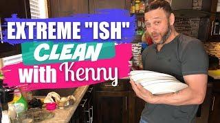 Messy Whole House Clean With Me | Man Doing Housework