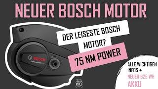 NEU! BOSCH PERFORMANCE LINE 75 NM MOTOR ||| Der beste Motor in 2023?