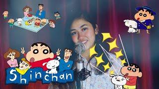 Shinchan Theme Song Cover | Female Version | Neha Barua