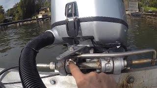 Replacing the steering cable and helm in a boat