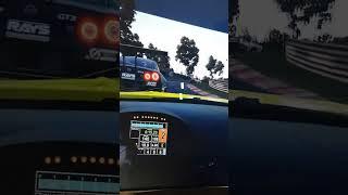 Pushing a Nissan in AMG from Hohe Acht to Brünnchen #GT3 #simracing #vr #ams2 #shorts #nordschleife