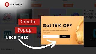 How To create elementor popup form | wordpress popup plugin