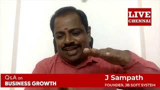 CEO J Sampath of JB Soft System Imparts Business and Technology Insights in Live Q&A Session