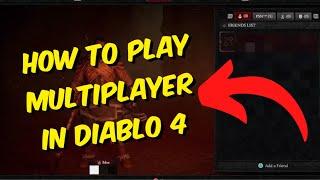 How to Play Multiplayer in Diablo 4 | How to Add Friend In Diablo | How to Invite Player to Party