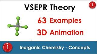 VSEPR Theory | 64 Solved Examples | Shape | Structure | How to find Shape of molecules ?