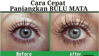 Cara MEMANJANGKAN BULU MATA dengan alami & MELEBATKAN BULU MATA secara Alami  !!!